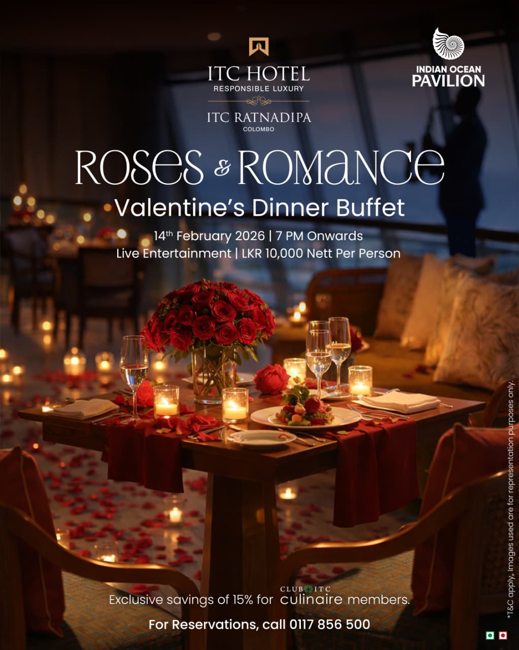 ROSES & ROMANCE – VALENTINE’S AT  ITC RATNADIPA