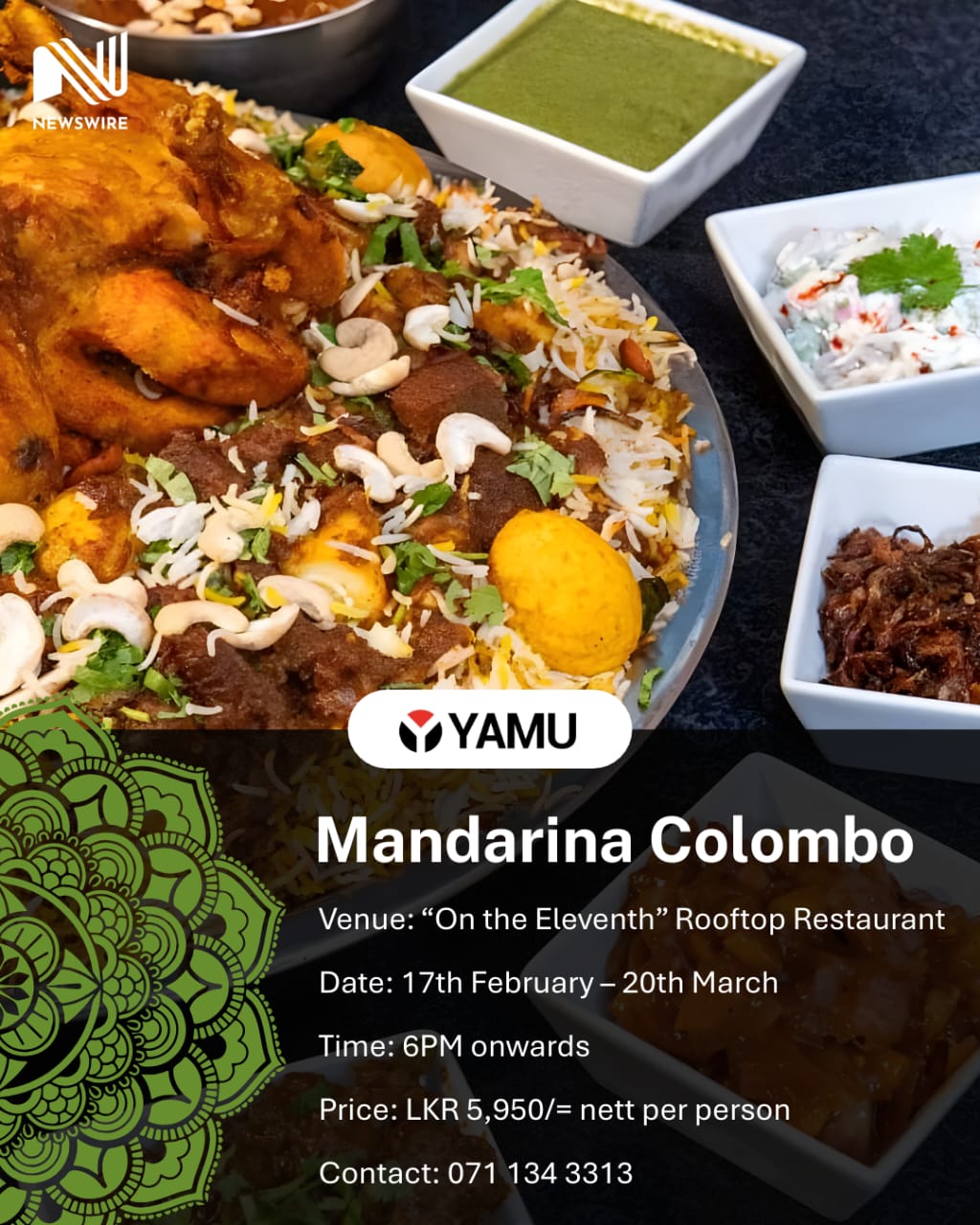 IFTAR BUFFET LIST – 2026