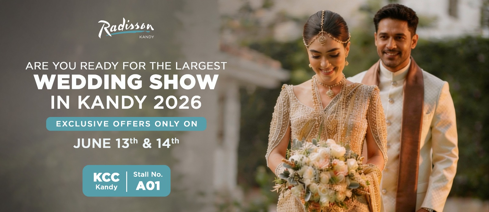 Radisson Hotel Kandy Brings Exclusive Wedding Experiences to Wedding Show 2026 at Kandy City Centre
